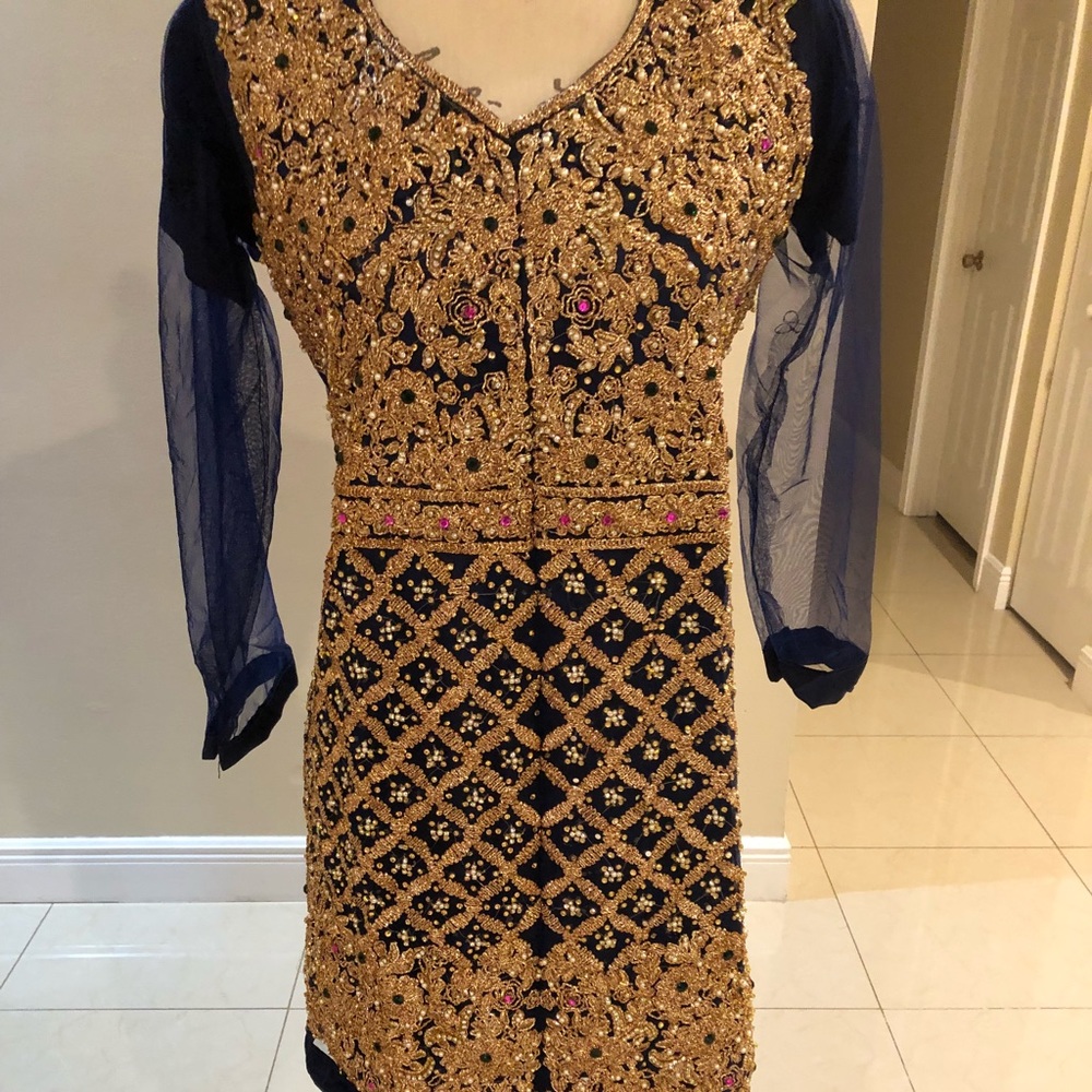 peplum style shalwar kameez gharara pants 3 Piece